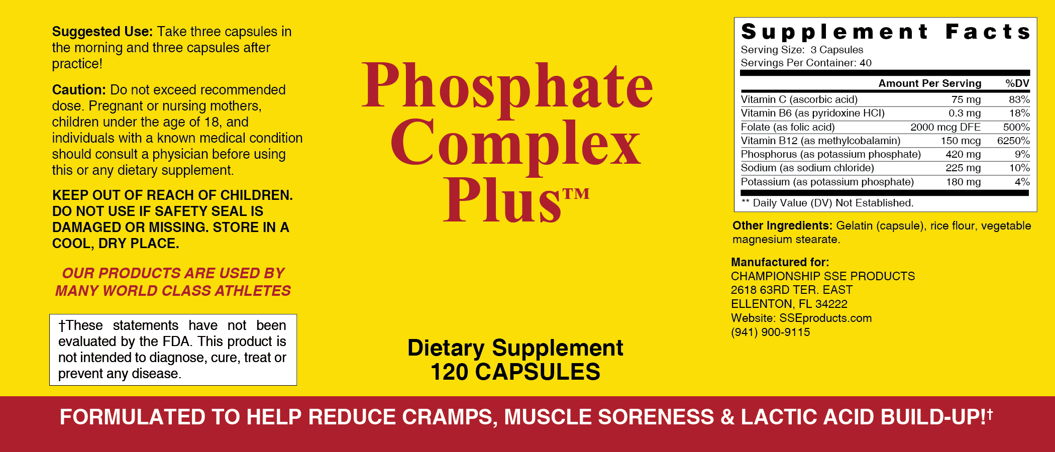 Phosphate Complex Plus label